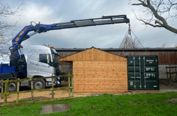 Tricky 20ft Container Delivery 2